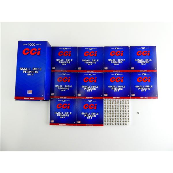 CCI BR-4 SMALL RIFLE PRIMERS LOT