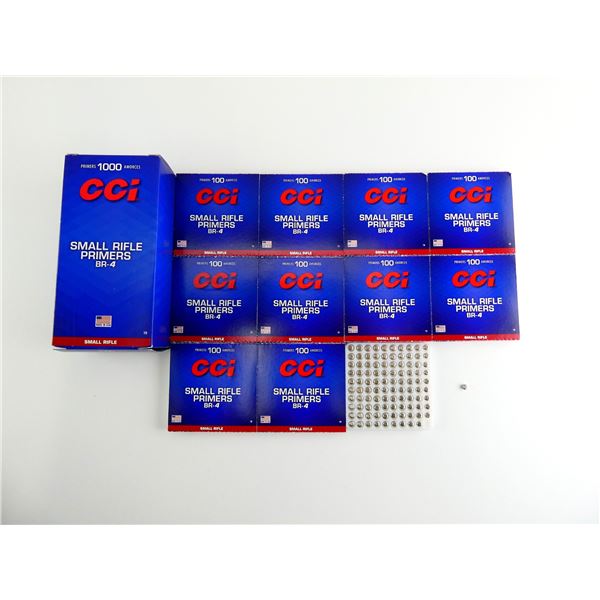 CCI BR-4 SMALL RIFLE PRIMERS LOT