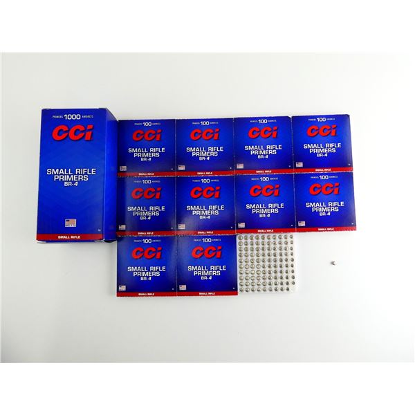 CCI BR-4 SMALL RIFLE PRIMERS LOT
