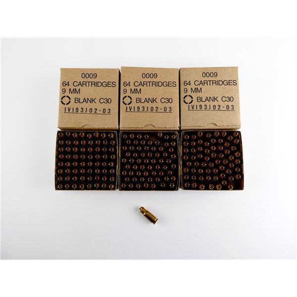 CANADIAN MILITARY 9MM LUGER BLANKS LOT