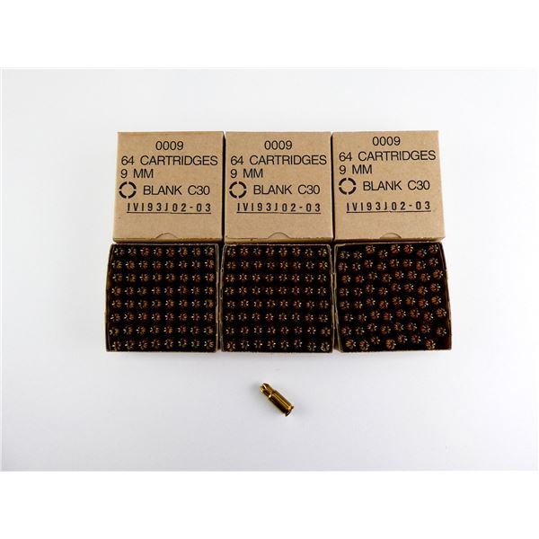 CANADIAN MILITARY 9MM LUGER BLANKS LOT