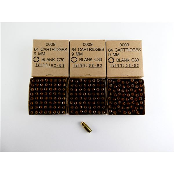 CANADIAN MILITARY 9MM LUGER BLANKS LOT