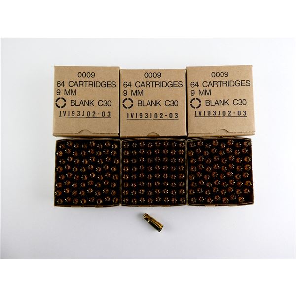 CANADIAN MILITARY 9MM LUGER BLANKS LOT