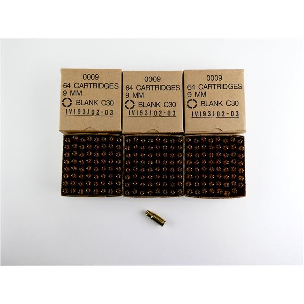CANADIAN MILITARY 9MM LUGER BLANKS LOT