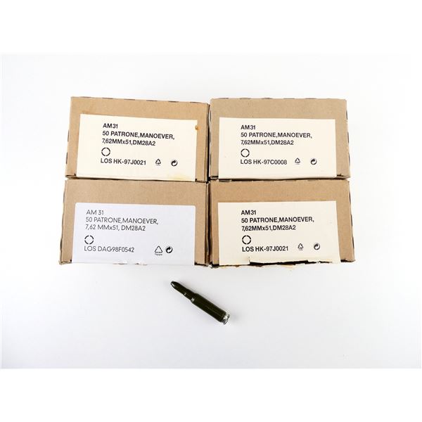 GERMAN MILITARY 7.62X51MM BLANKS LOT