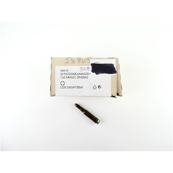GERMAN MILITARY 7.62X51MM BLANKS LOT