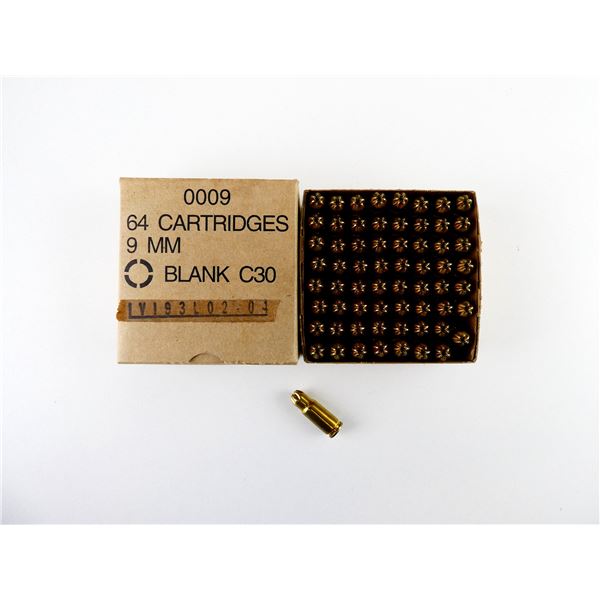 CANADIAN MILITARY 9MM LUGER BLANKS LOT