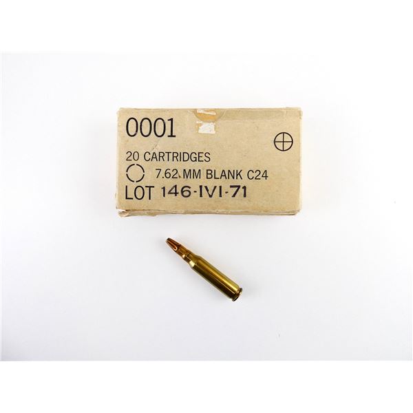 CANADIAN MILITARY 7.62MM BLANKS LOT