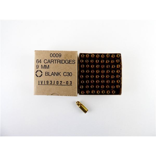 CANADIAN MILITARY 9MM LUGER BLANKS LOT