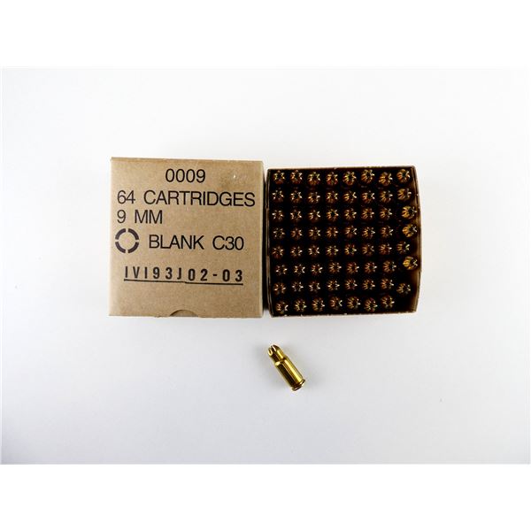 CANADIAN MILITARY 9MM LUGER BLANKS LOT