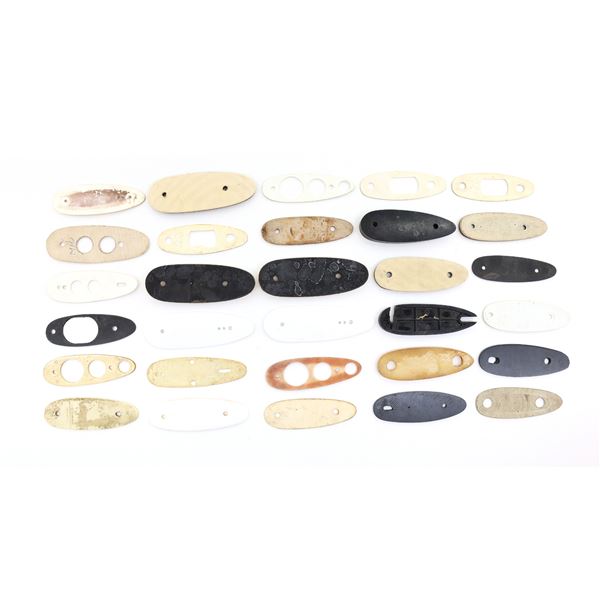 ASSORTED BUTT PLATE SPACERS LOT