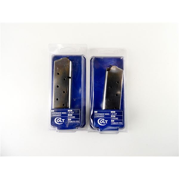 COLT GOVERNMENT COMMANDER 1911 .45 ACP MAGAZINE LOT