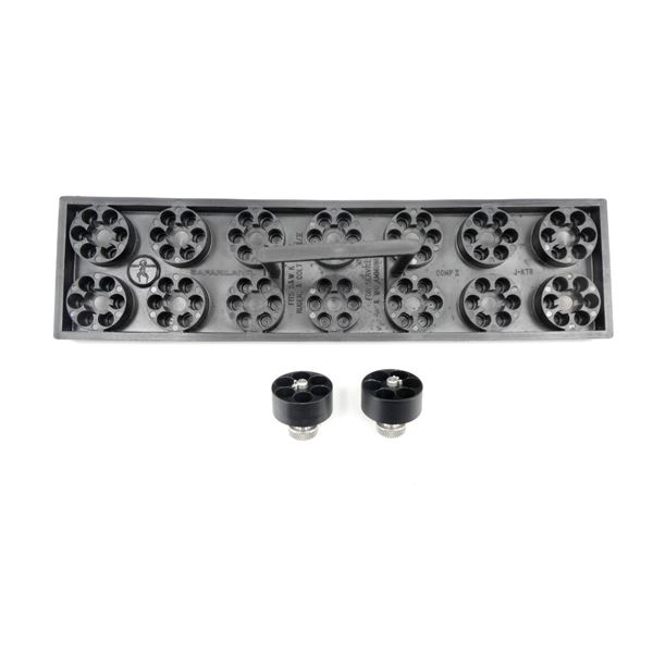 ASSORTED .38 SPL / .357 MAG SPEED LOADERS AND SPEED LOADER TRAY LOT