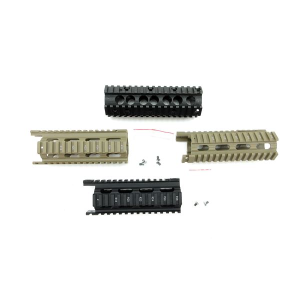 ASSORTED AIRSOFT RIFLE HANDGUARDS LOT