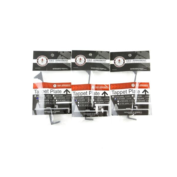 G&G ARMAMENT TAPPET PLATES FOR RK SERIES AIRSOFT RIFLES LOT