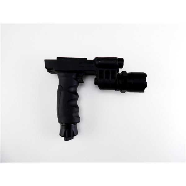 TACTICAL LED WEAPON LIGHT FOREGRIP FLASHLIGHT WITH RED LASER