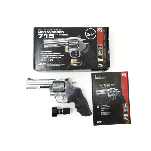 DAN WESSON MODEL 715 .177 CAL 4" REVOLVER