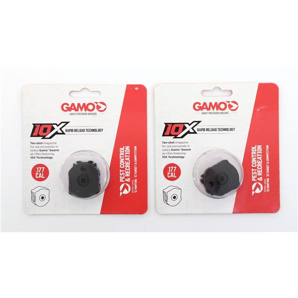 GAMO .177 CAL TEN-SHOT MAGAZINE LOT
