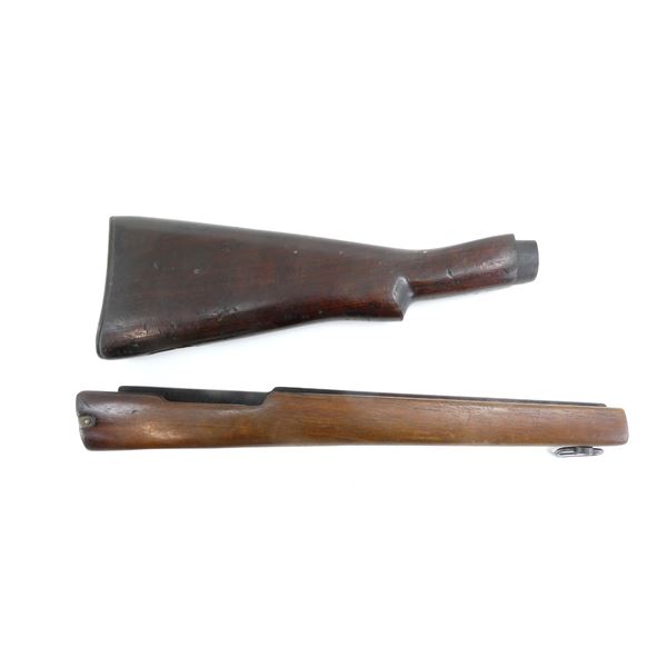 LEE ENFIELD NO. 4 MKI BUTT STOCK AND SPORTERIZED FOREARM LOT