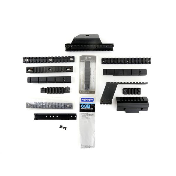 ASSORTED SCOPE RAIL MOUNT LOT