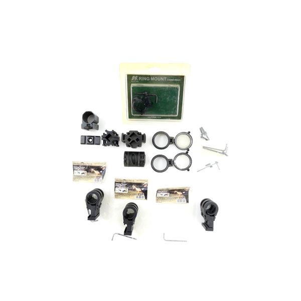 ASSORTED SCOPE RING MOUNT / ETC. LOT