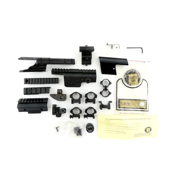 ASSORTED SCOPE RING PARTS / ETC. LOT