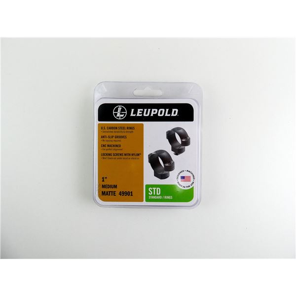 LEUPOLD STANDARD 1" SCOPE RINGS