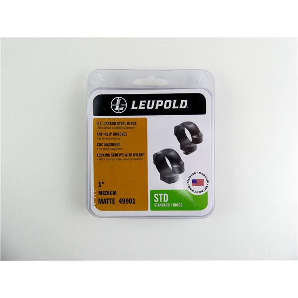 LEUPOLD STANDARD 1" SCOPE RINGS