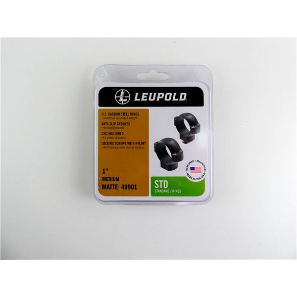 LEUPOLD STANDARD 1" SCOPE RINGS