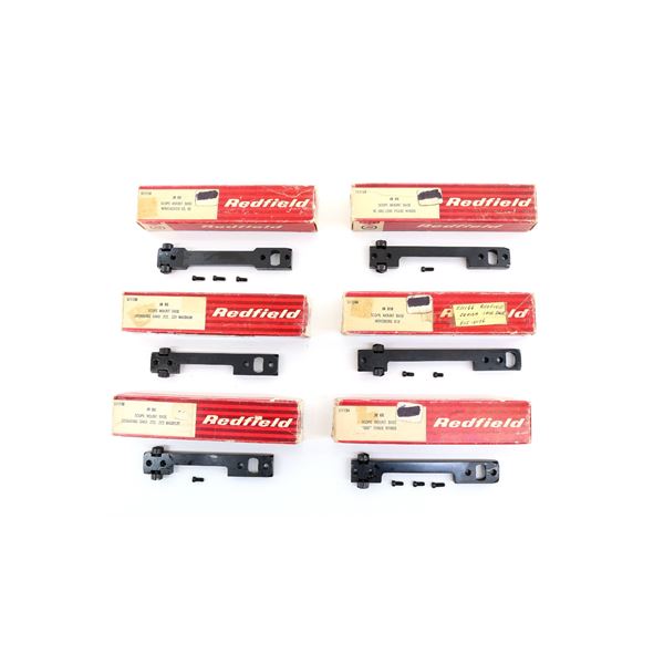 ASSORTED REDFIELD SCOPE MOUNT BASES LOT