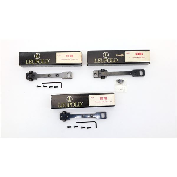 ASSORTED LEUPOLD SCOPE MOUNT BASES LOT