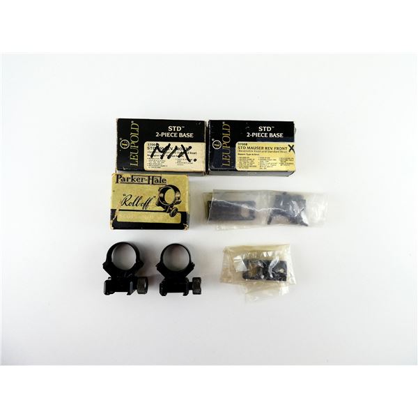 ASSORTED SCOPE MOUNT BASES AND "ROLL-OFF" MOUNT LOT