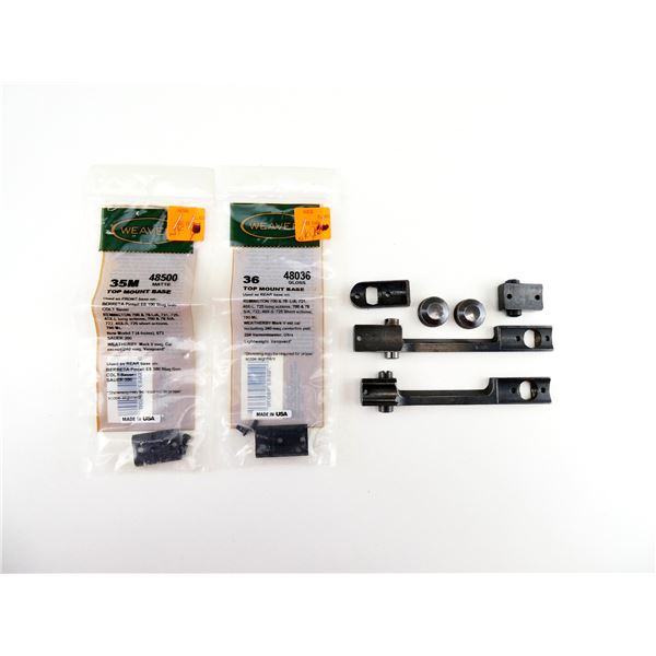 ASSORTED SCOPE MOUNT BASES / ETC. LOT