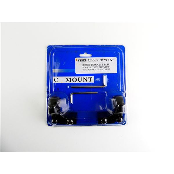 UNKNOWN STEEL AIRGUN "C" MOUNT BASE