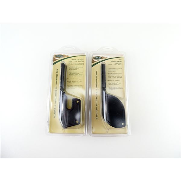 WEAVER NO GUNSMITH SHOTGUN MOUNTS LOT