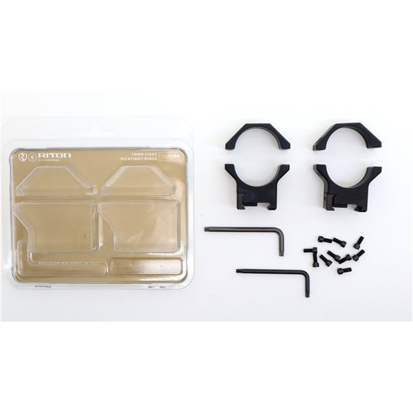 RITON 34MM LIGHT PICATINNY RINGS