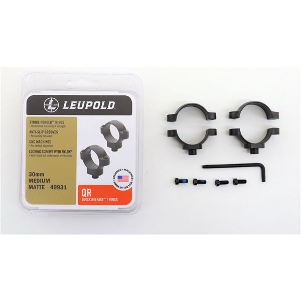 LEUPOLD QR 30MM MEDIUM RINGS
