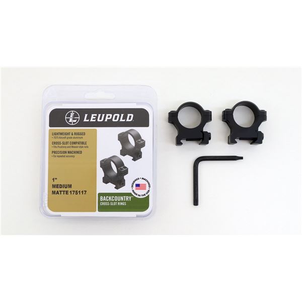 LEUPOLD BACKCOUNTRY CROSS-SLOT RINGS