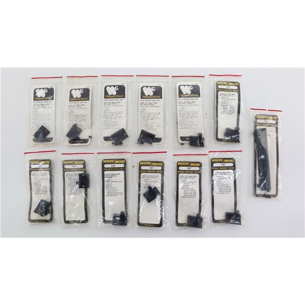 ASSORTED WEAVER PIVOT MOUNT BASE LOT