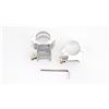 Image 4 : WEAVER 1" HIGH SILVER QUAD LOCK RINGS