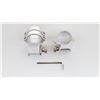 Image 3 : WEAVER 1" HIGH SILVER QUAD LOCK RINGS