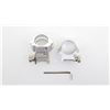 Image 4 : WEAVER 1" HIGH SILVER QUAD LOCK RINGS