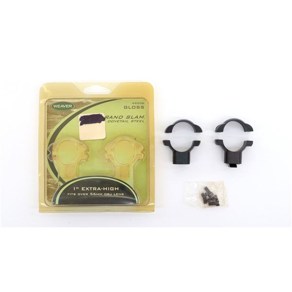 WEAVER GRAND SLAM EXTRA HIGH DOVETAIL RINGS