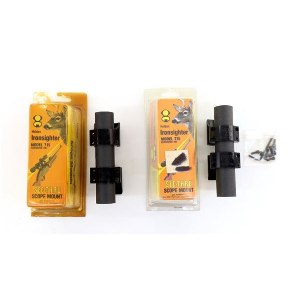HOLDEN IRONSIGHTER SEE-THRU SCOPE MOUNT FOR REMINGTON 700 LOT