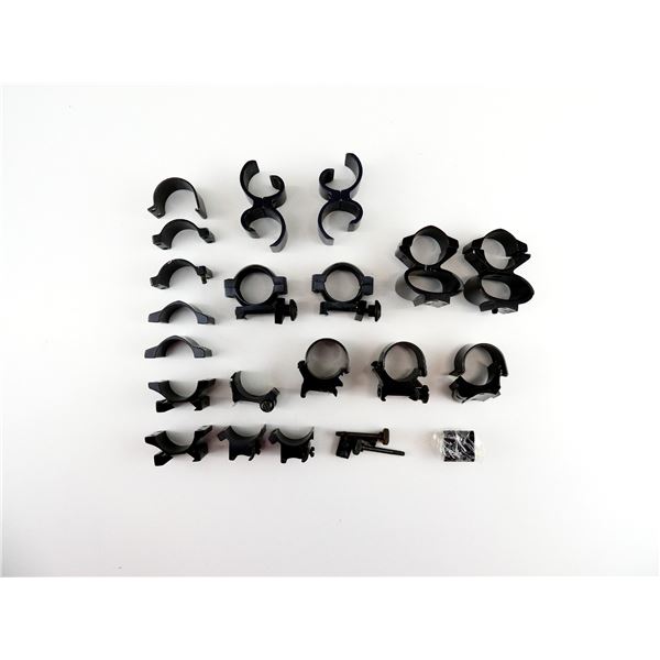 ASSORTED SCOPE RINGS LOT