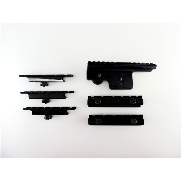 ASSORTED RAIL ADAPTER AND SCOPE MOUNT LOT