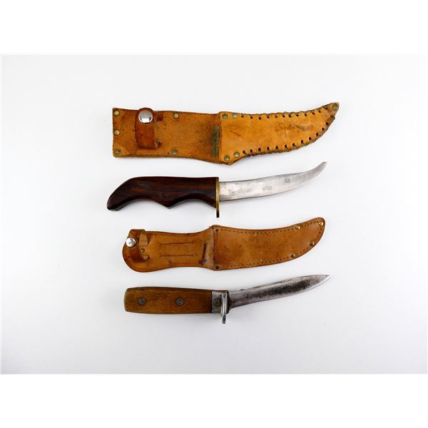 ASSORTED HUNTING KNIFE LOT