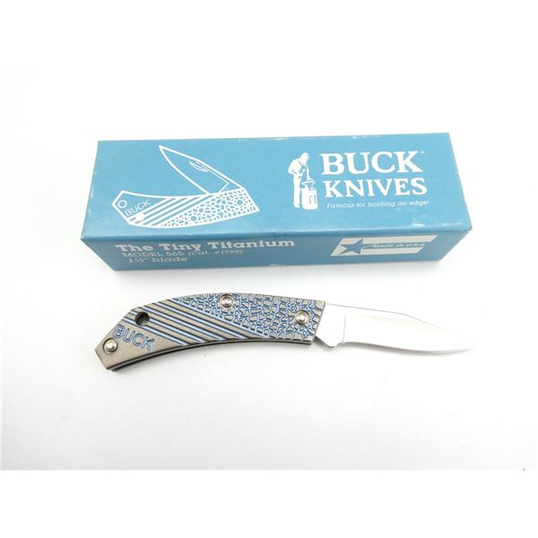 BUCK KNIVES THE TINY TITANIUM FOLDING KNIFE