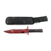 Image 2 : ELEMENTAL KNIVES RED AND BLACK SPIDERWEB KNIFE