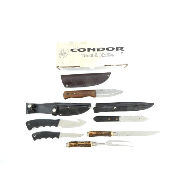 ASSORTED KNIFE AND CUTLERY LOT
